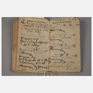 Militärpass Reichsmarine