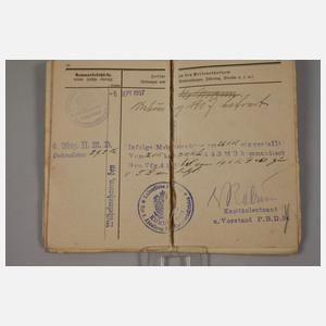 Militärpass Reichsmarine