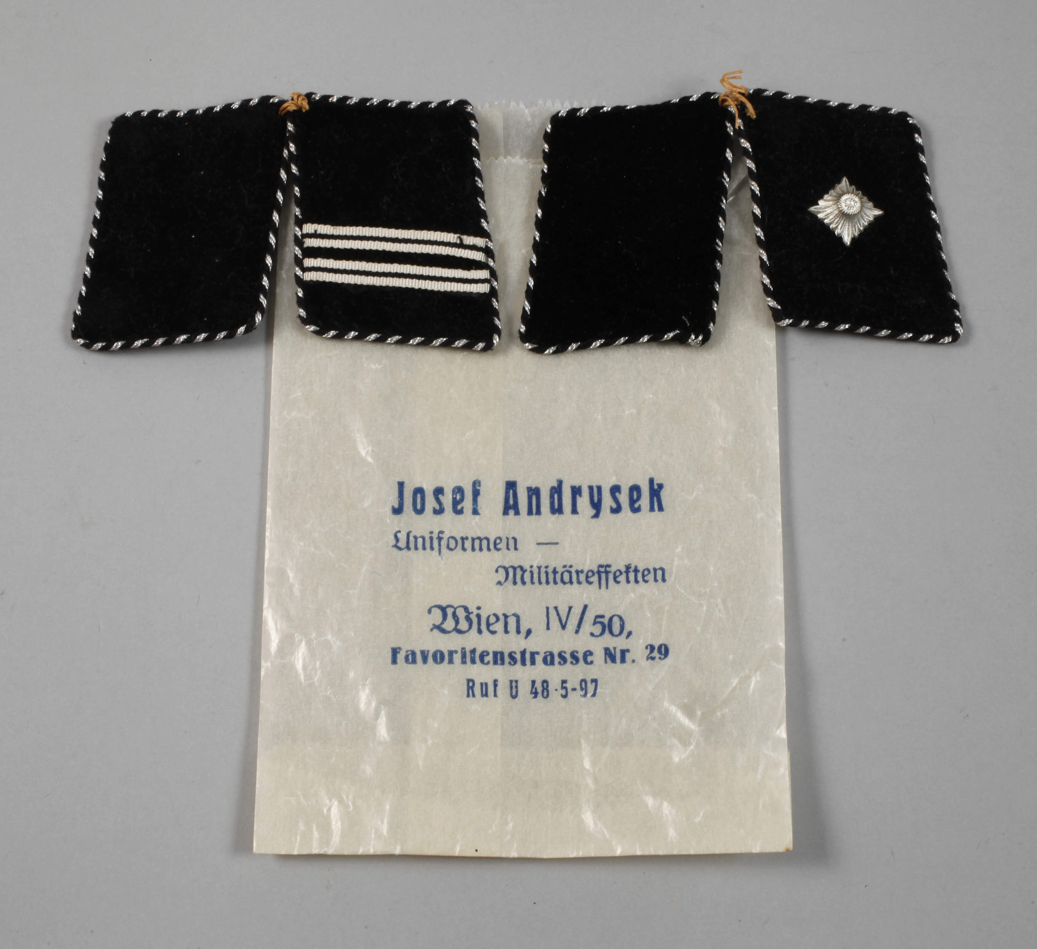 Zwei Paar Kragenspiegel 3. Reich