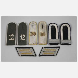 Konvolut Schulterklappen Wehrmacht