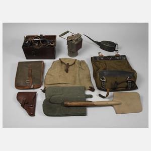 Konvolut Ausrüstung 2. Weltkrieg