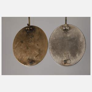 Zwei Verwundetenabzeichen 2. Weltkrieg