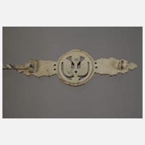 Frontflugspange für Jäger in Silber