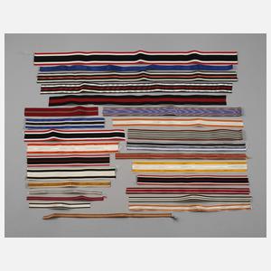 Konvolut Ordensbänder 1. und 2. Weltkrieg