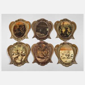 Sechs Gefallenentafeln 2. Weltkrieg