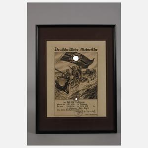 Zwei Schmuckurkunden 3. Reich