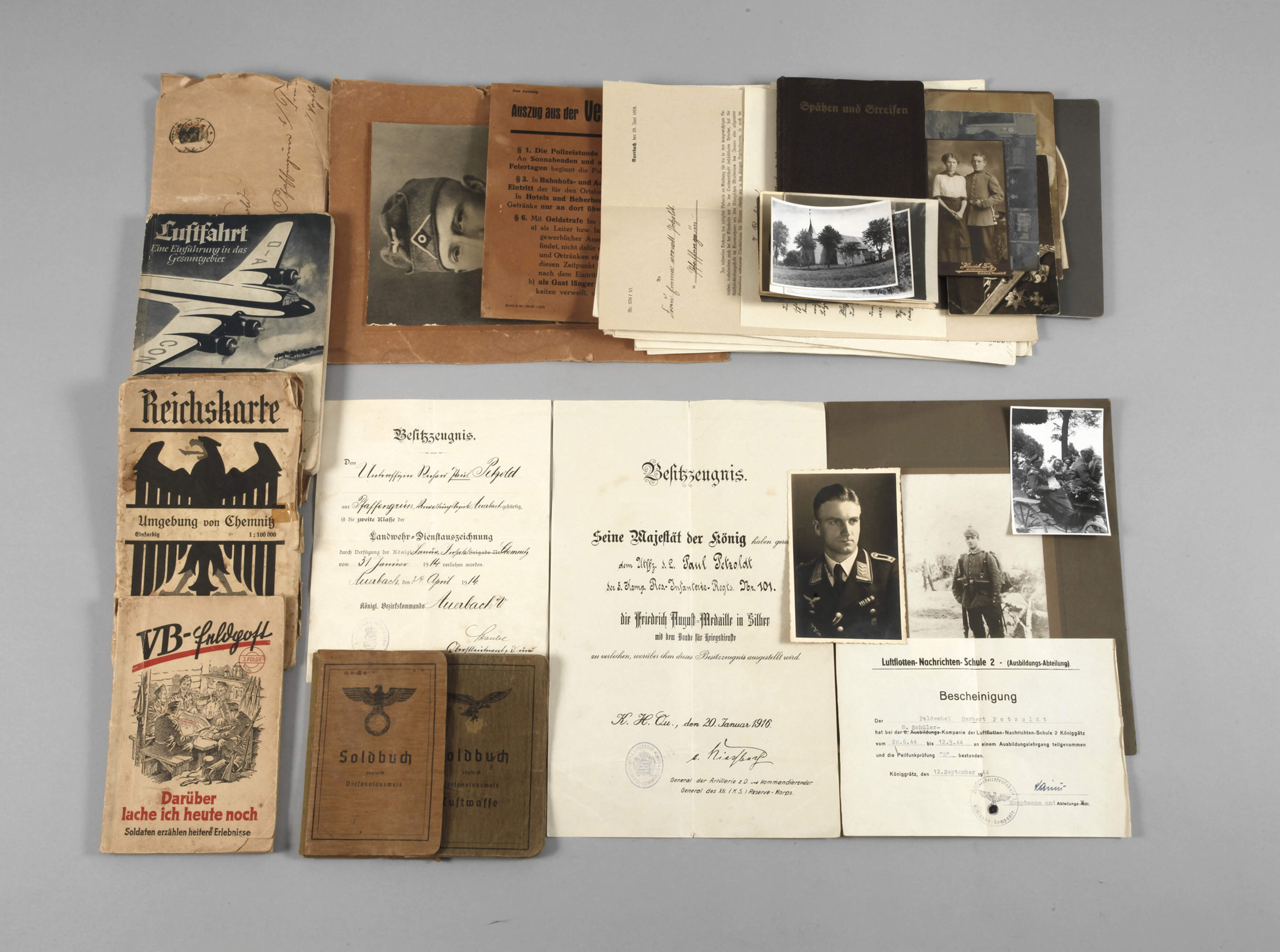 Fliegernachlass eines Oberfeldwebels