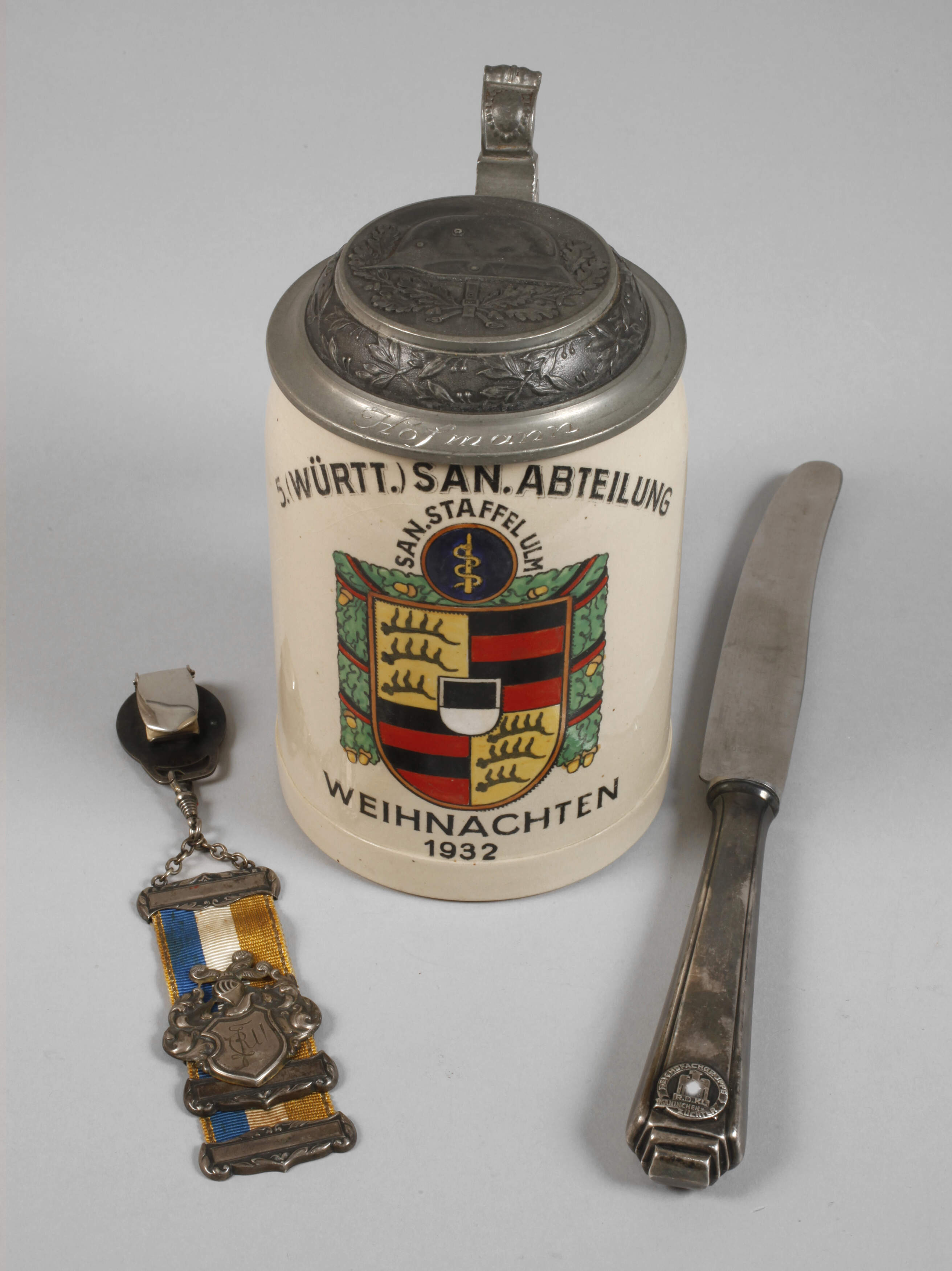 Andenkenkrug Sanitätsabteilung Ulm