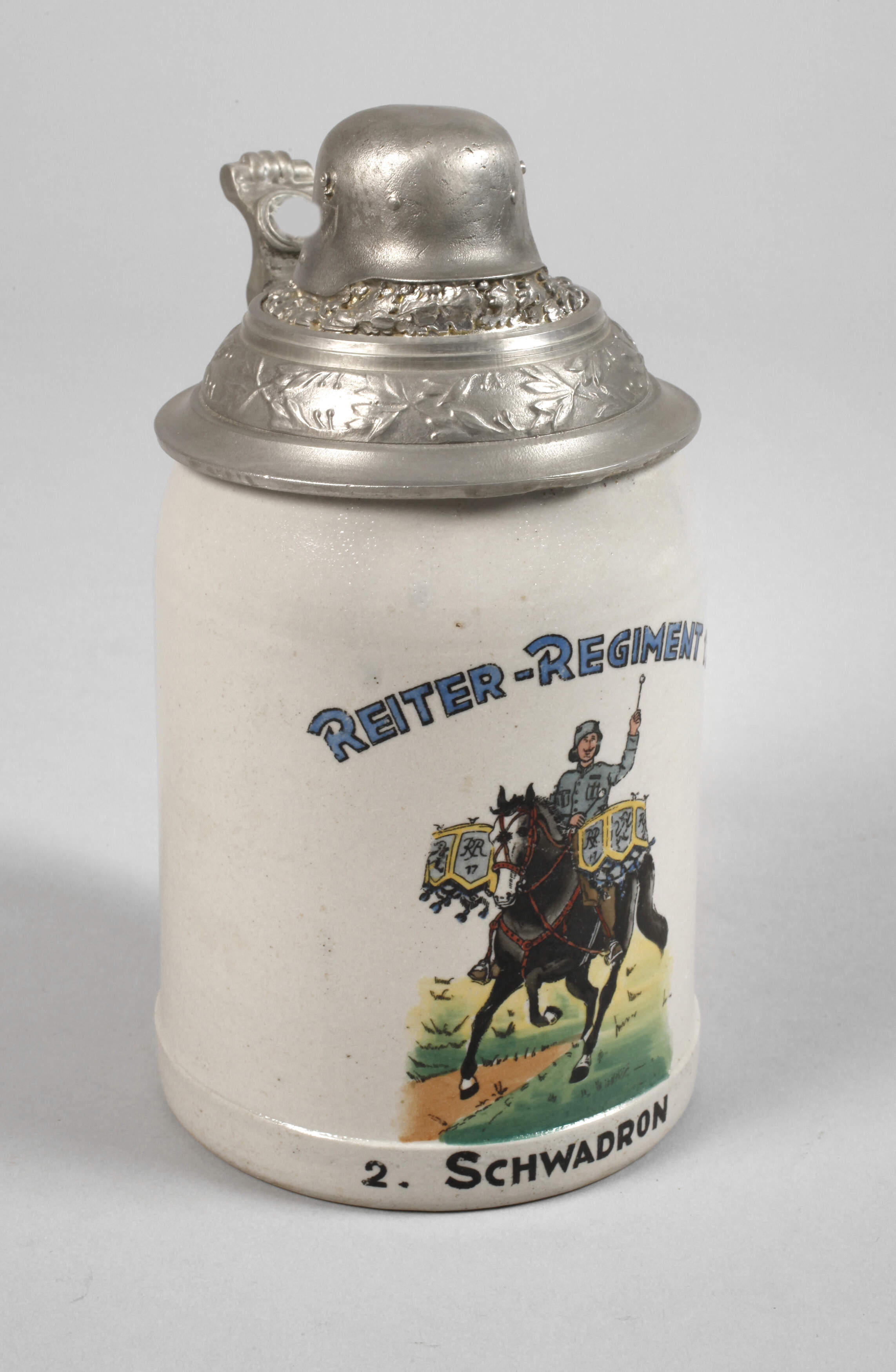 Andenkenkrug Reiterregiment 17 Bamberg