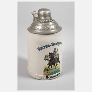 Andenkenkrug Reiterregiment 17 Bamberg