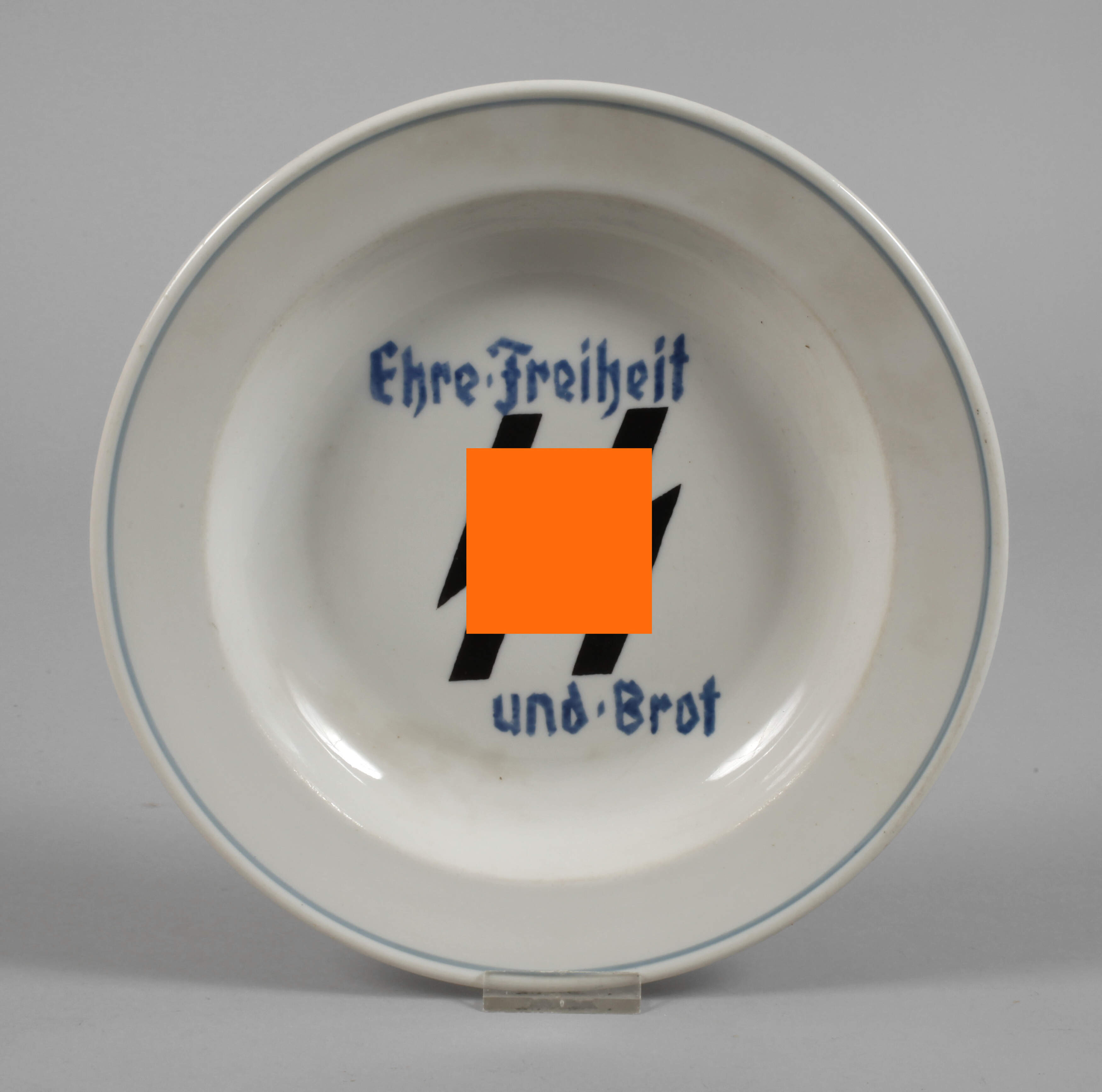 Speiseteller "Ehre, Freiheit und Brot"