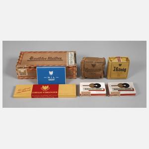 Konvolut Tabakwaren 3. Reich