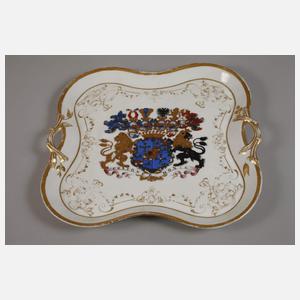 Tablett mit Adelswappen England