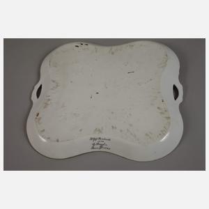 Tablett mit Adelswappen England