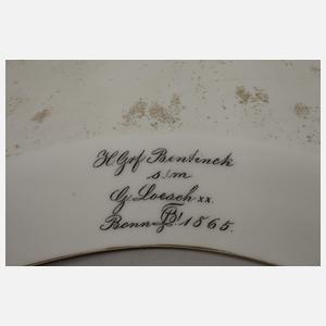 Tablett mit Adelswappen England