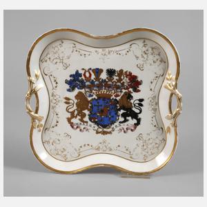 Tablett mit Adelswappen England