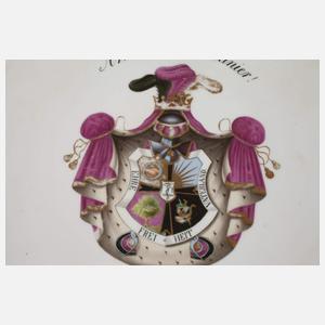 Studentika-Wandteller "Arminia sei's Panier!"