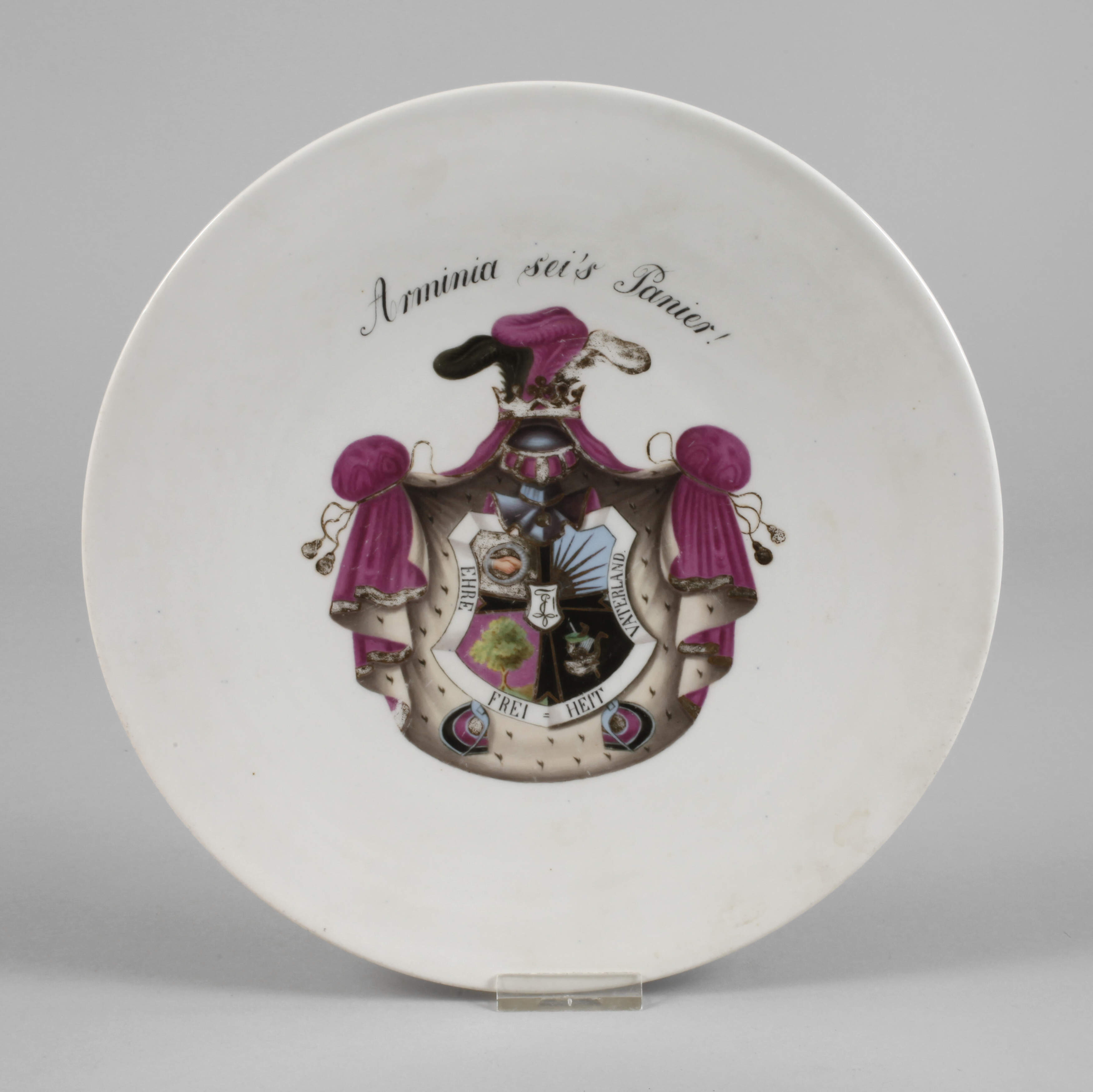 Studentika-Wandteller "Arminia sei's Panier!"