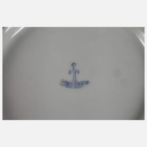 Meißen Teichert Deckelvase Freimaurersymbol