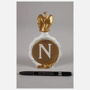 Patriotische Schnapsflasche Portrait Napoleon I.