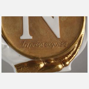 Patriotische Schnapsflasche Portrait Napoleon I.