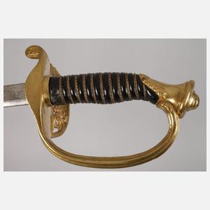 Infanterie-Galadegen für Offiziere Sachsen