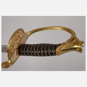 Infanterie-Galadegen für Offiziere Sachsen