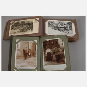 Zwei Postkartenalben 1. Weltkrieg