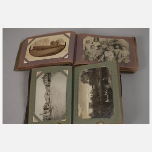 Zwei Postkartenalben 1. Weltkrieg