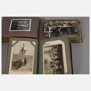 Zwei Postkartenalben 1. Weltkrieg