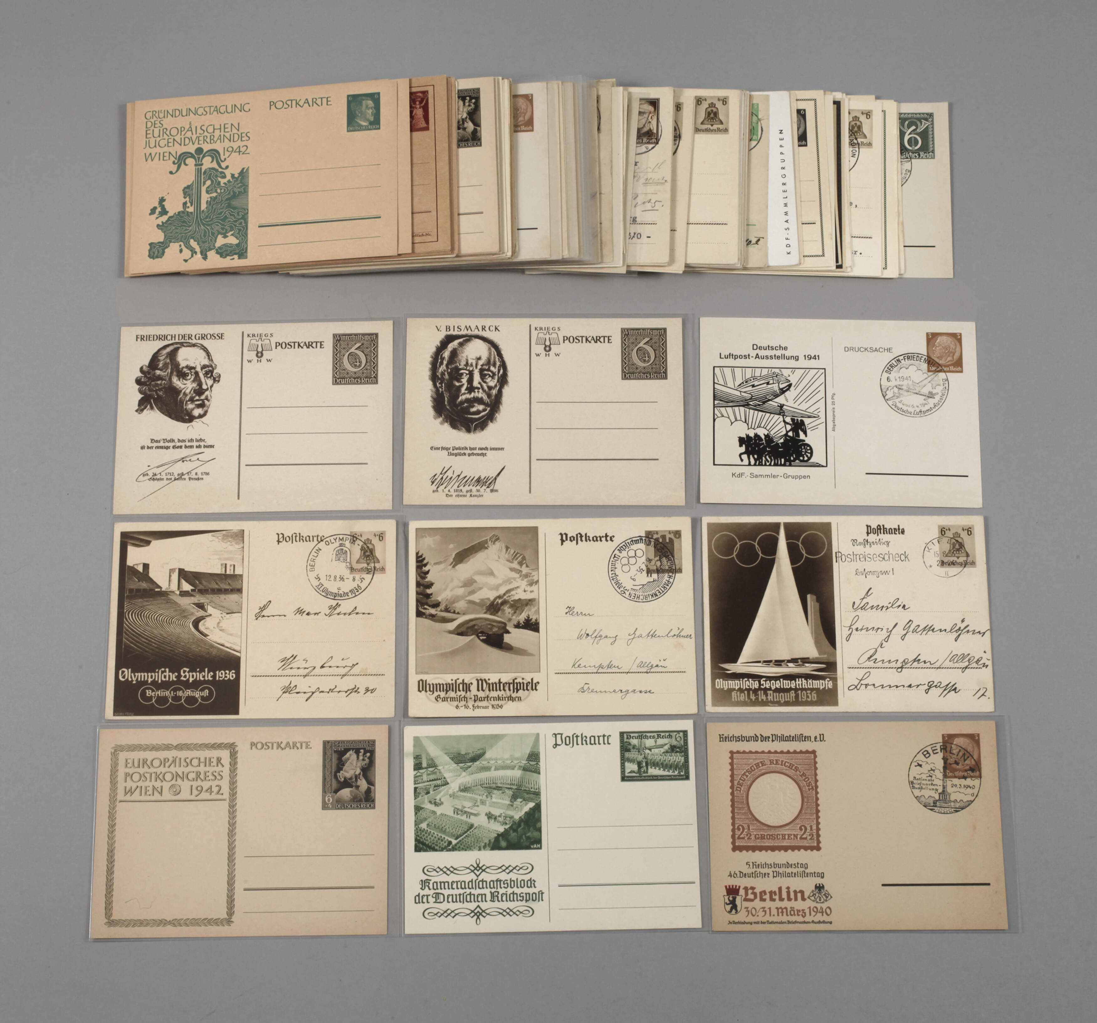 Konvolut Ganzsachen 3. Reich