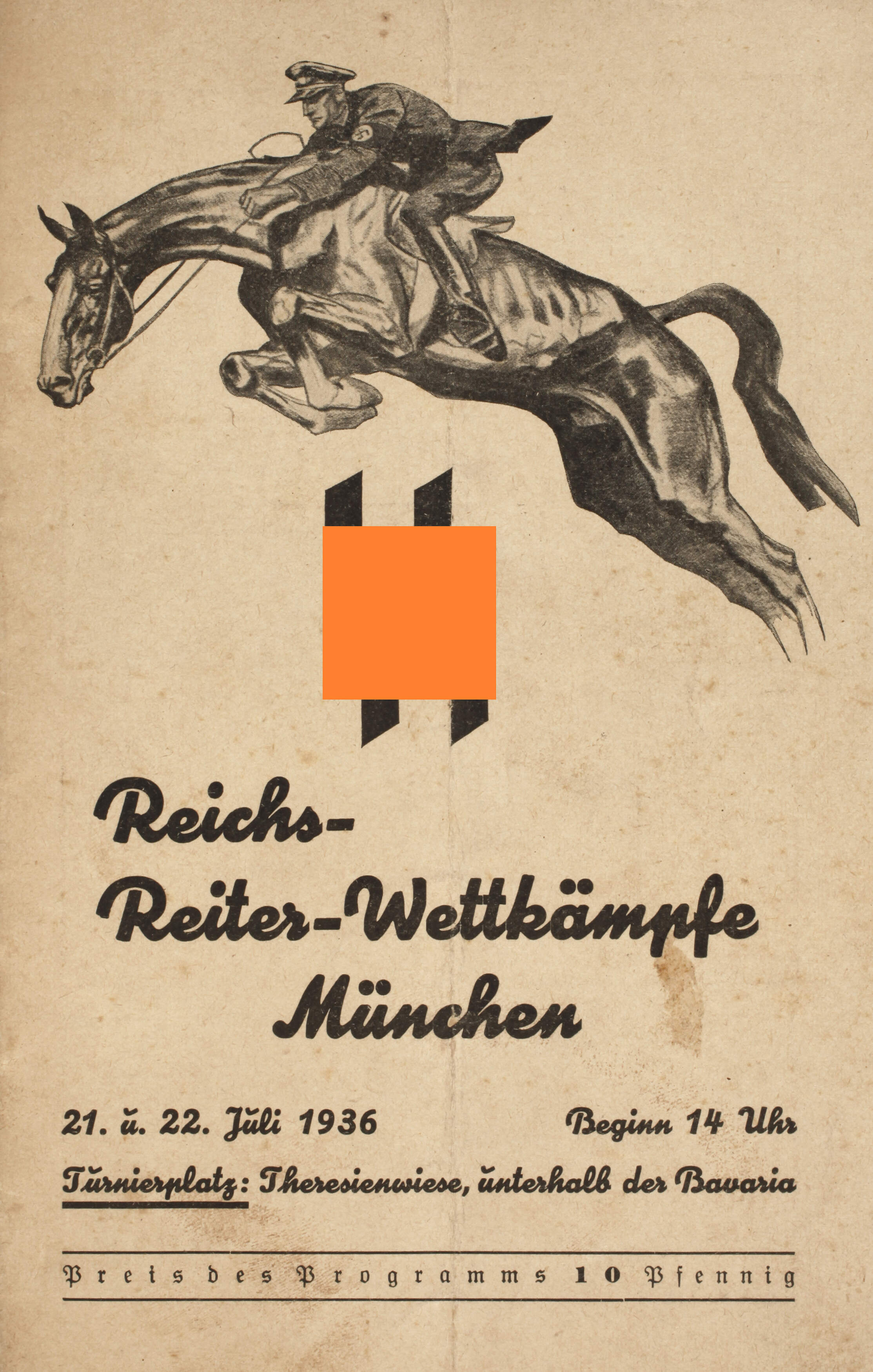 Broschüre Reichs-Reiter-Wettkämpfe München