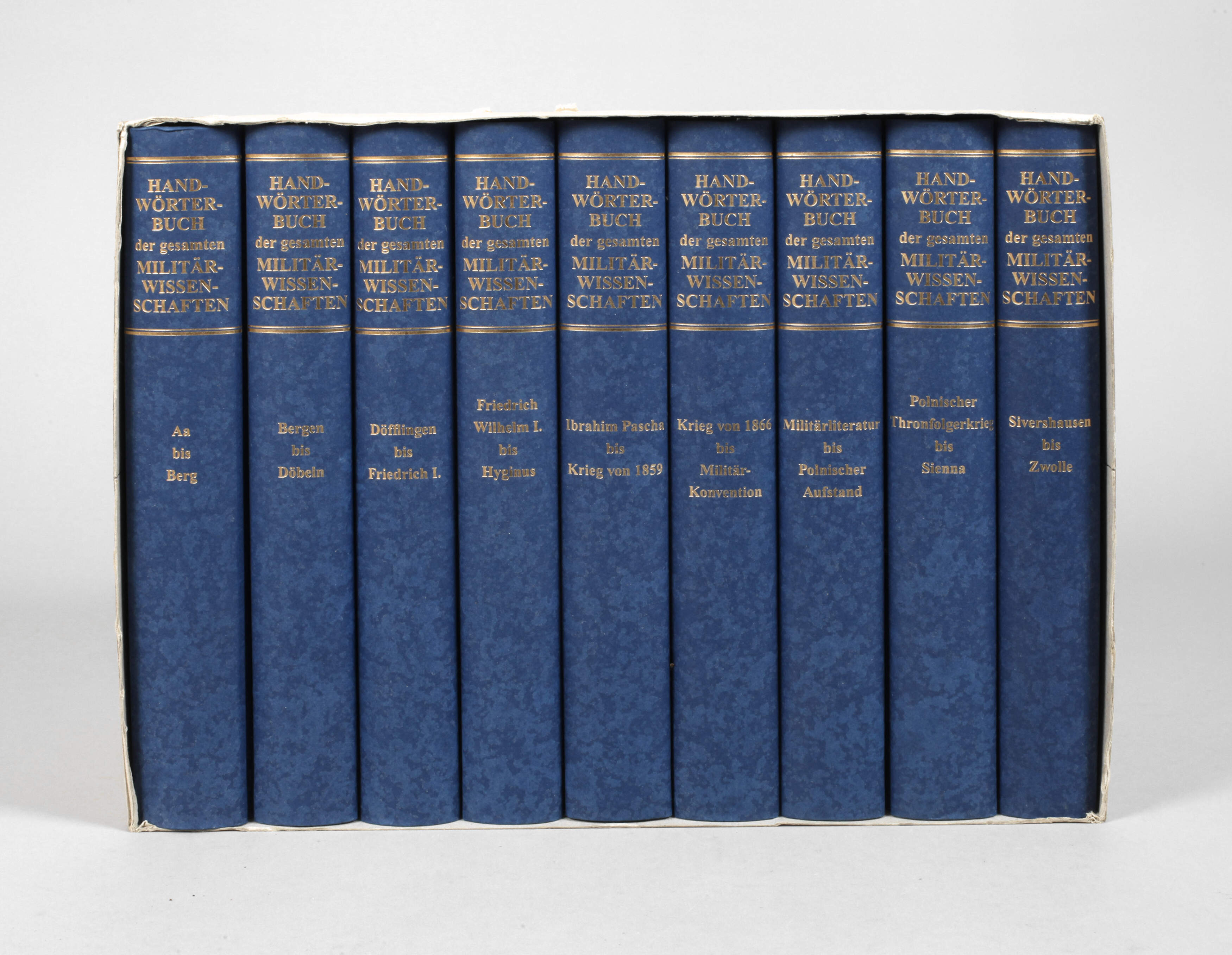 Handwörterbuch der gesamten Militärwissenschaften