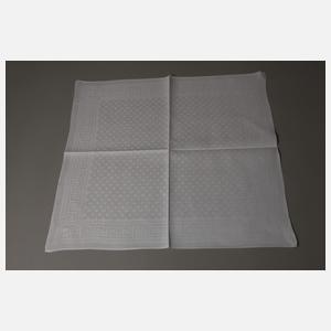 Tafeltuch und Paar Servietten Mäanderbanddekor