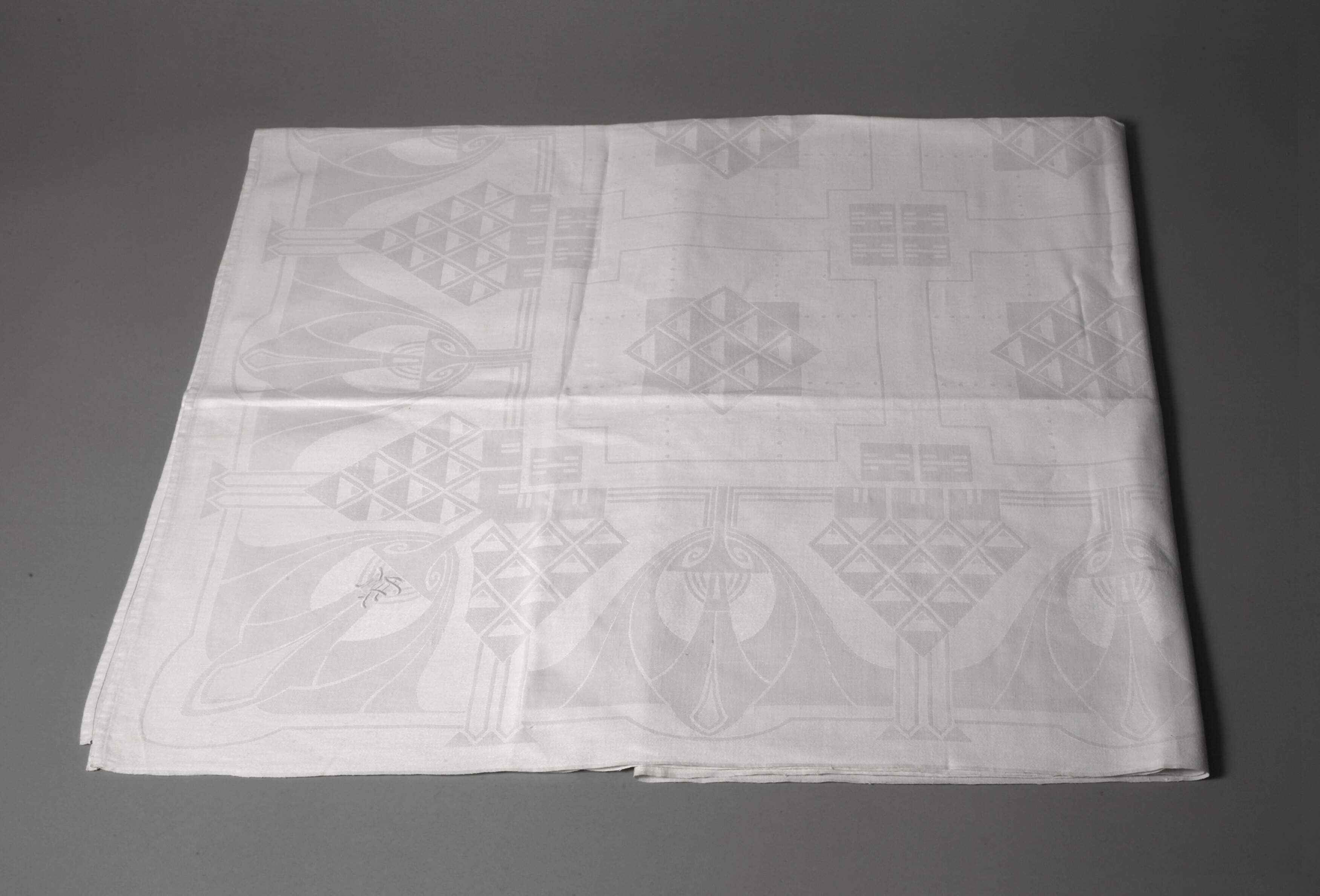 Tafeltuch geometrischer Jugendstildekor