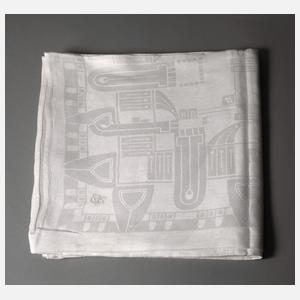 Tischdecke geometrischer Jugendstildekor