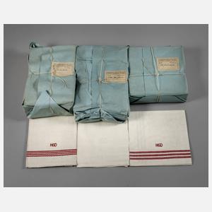 Drei Dutzend Handtücher und Küchentücher