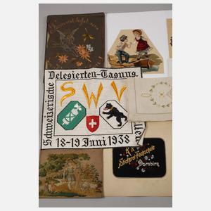 Konvolut Stickbilder Österreich/Schweiz