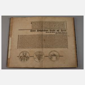 Gräflich Reuß-Plauischer Stamm-Baum 1681