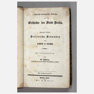Berlinische Urkunden von 1261–1550