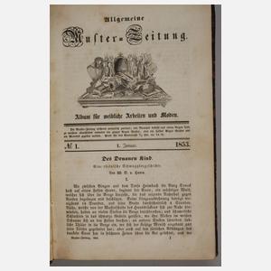 Drei Jahrgänge Allgemeine Muster-Zeitung