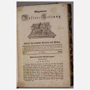 Drei Jahrgänge Allgemeine Muster-Zeitung