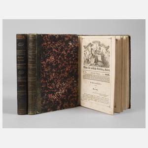 Drei Jahrgänge Allgemeine Muster-Zeitung