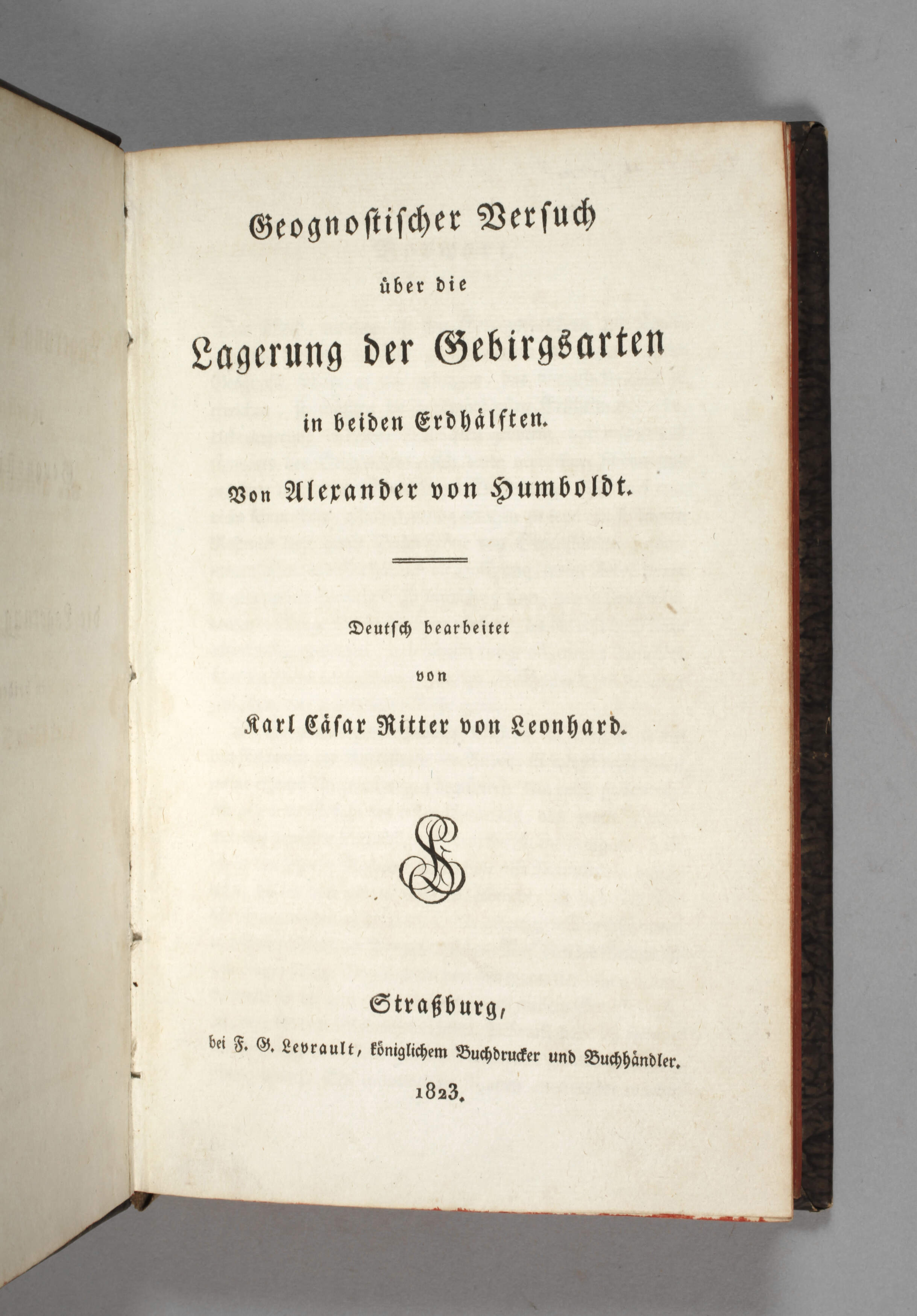 Humboldt, Lagerung der Gebirgsarten