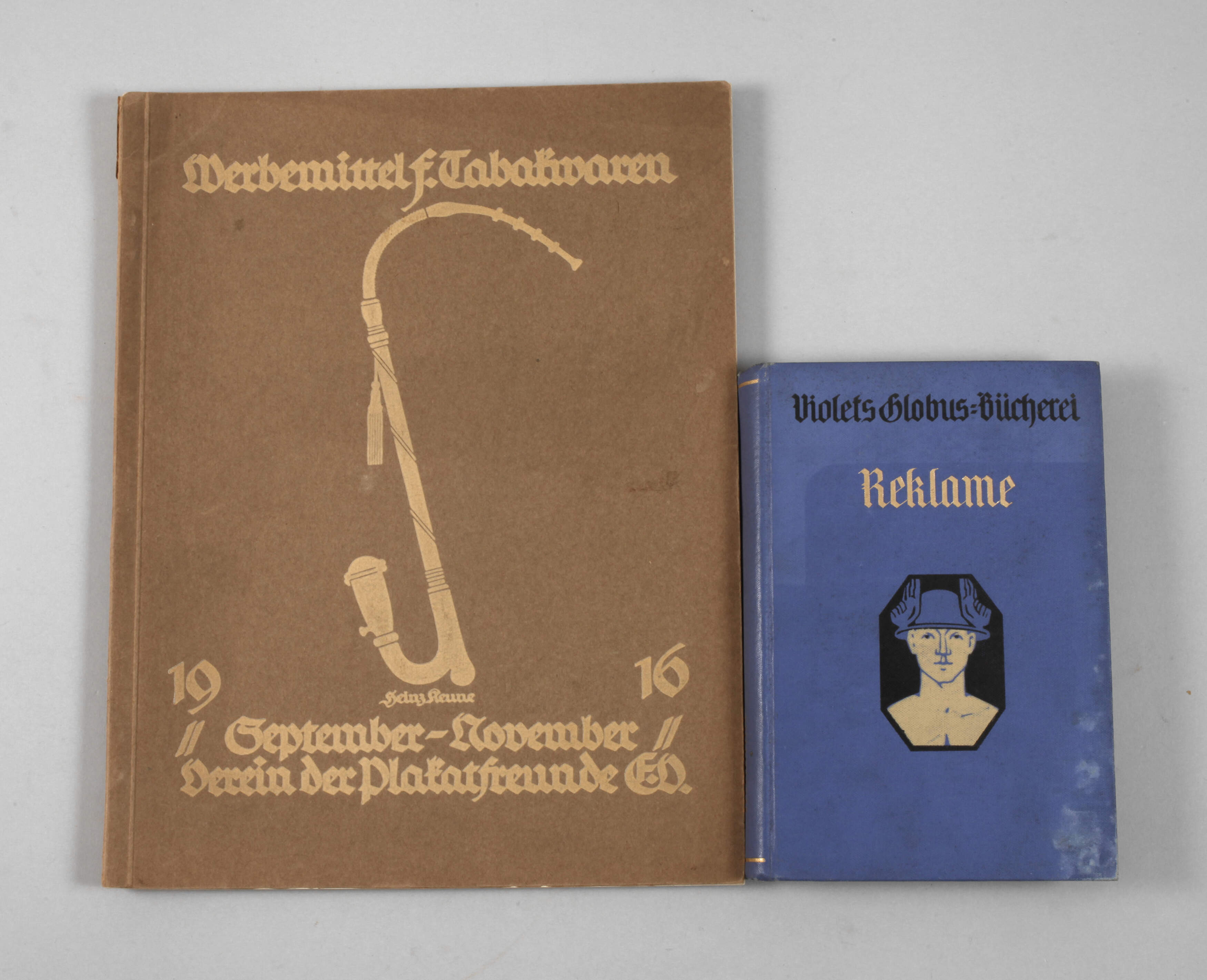 Zwei Reklamebücher