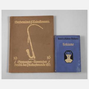 Zwei Reklamebücher