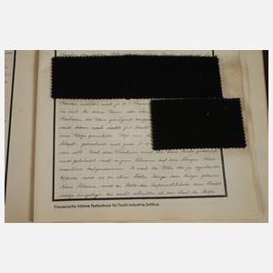 Handschriftliches Fachbuch Fabrikationskursus