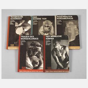 Fünf Fotobücher Füssli Verlag