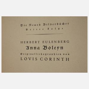 Lithographien von Lovis Corinth zu Anna Boleyn