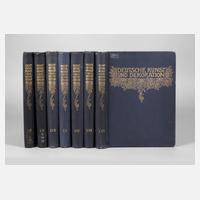 Sieben Bände Deutsche Kunst & Dekoration111